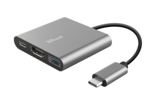 trust trust dalyx 3-in-1 usb-c adapter