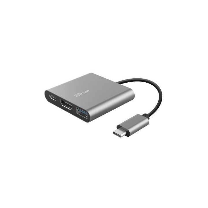 trust trust dalyx 3-in-1 usb-c adapter