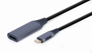 adaptador de pantalla gembird usb tipo c a hdmi, gris espacial