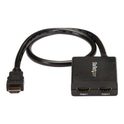 startechcom splitter hdmi 4k startech macho - hembra 2 puertos
