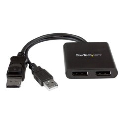 startechcom splitter displatport startech mstdp122dp