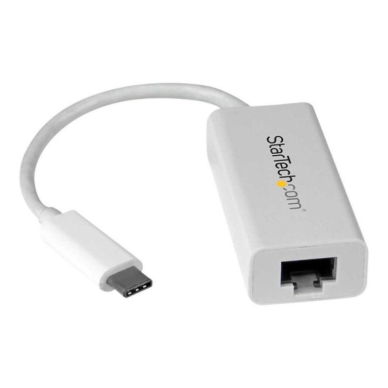 startechcom adaptador usb tipo c a rj45 startech macho - hembra blanco
