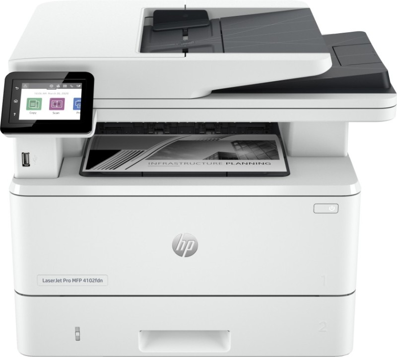 impresora hp multifuncion laserjet pro mfp 4102fdn monocromo
