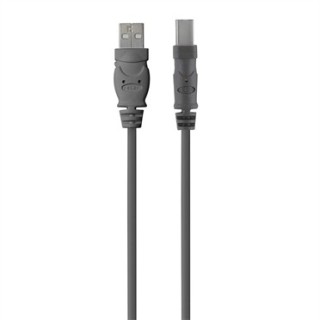 belkin belkin usb 2.0 a - usb 2.0 b, 3m cable usb usb a usb b gris
