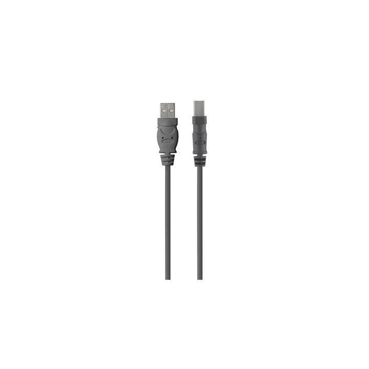 belkin belkin usb 2.0 a - usb 2.0 b, 3m cable usb usb a usb b gris