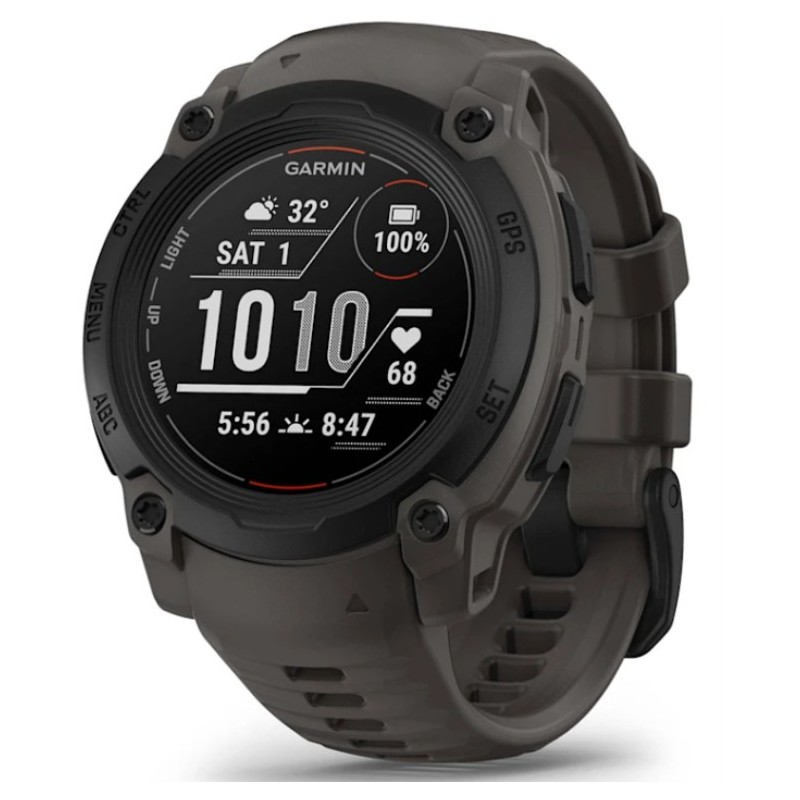 smartwatch garmin instin e 40mm negro correa silicona carbon