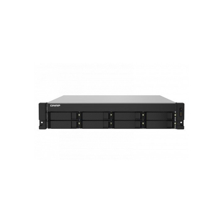 qnap qnap ts-832pxu-rp nas bastidor (2u) ethernet negro al324