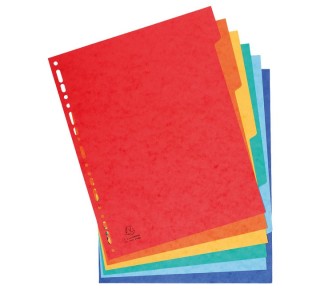 sep. cart. exacompta a4+ 6pos. multitalad. color