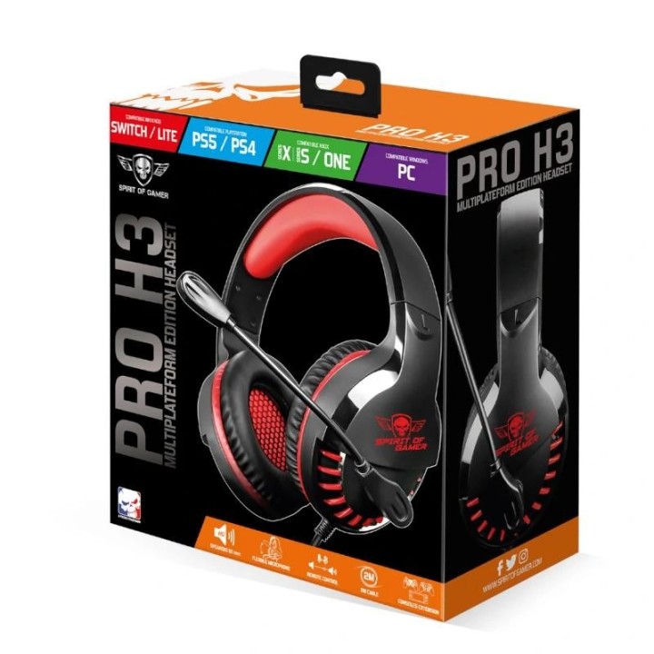 spirit of gamer auricular pro h3 multiplateforme