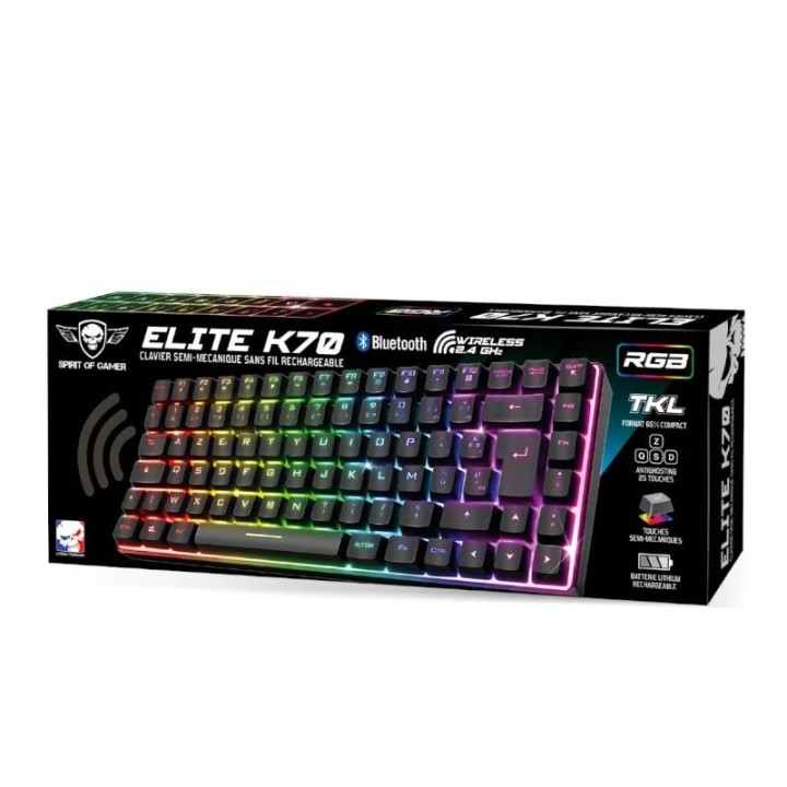 spirit of gamer teclado elite k70