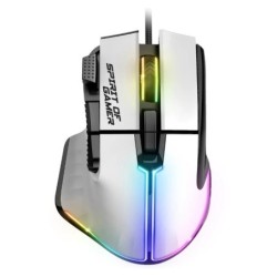 spirit of gamer raton souris pro m5 blanco