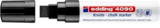 edding marcador tiza liquida grueso 4090 negro edding 4090-001  pack: 5 unidades