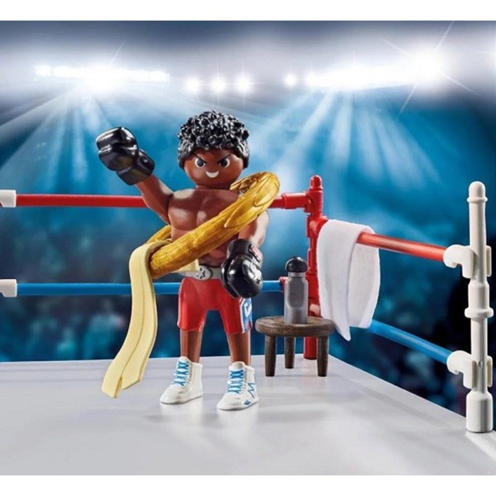 playmobil playmobil campeon de boxeo