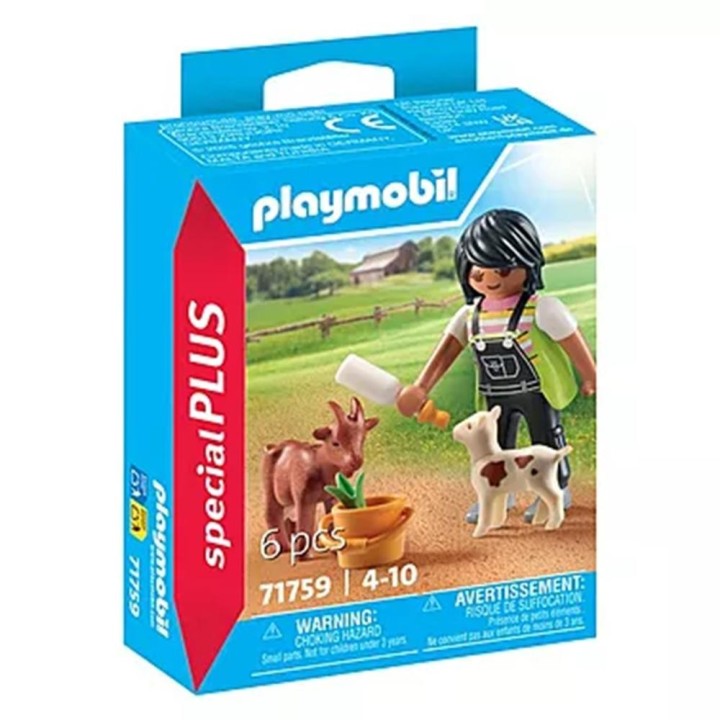 playmobil playmobil -  mujer con cabras