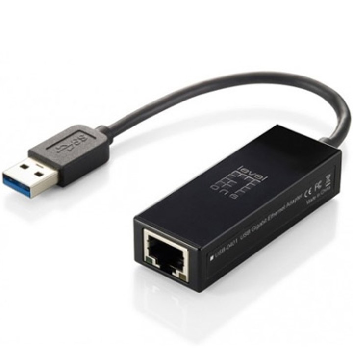level one adaptador usb 3.0 level one a gigabit ethernet rj45 10 -  100 - 1000mbps