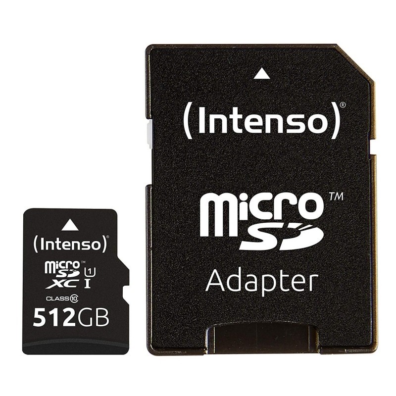 intenso 3423493 micro sd uhs-i premium 512g c/adap
