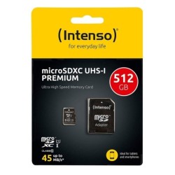 intenso 3423493 micro sd uhs-i premium 512g c/adap