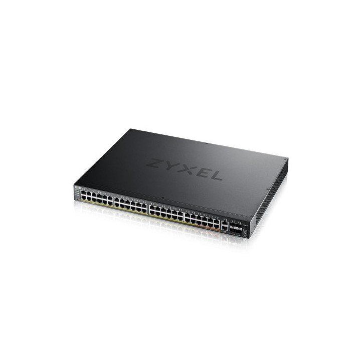 zyxel zyxel xgs2220-54hp gestionado l3 gigabit ethernet (10/100/1000) energia sobre ethernet (poe)
