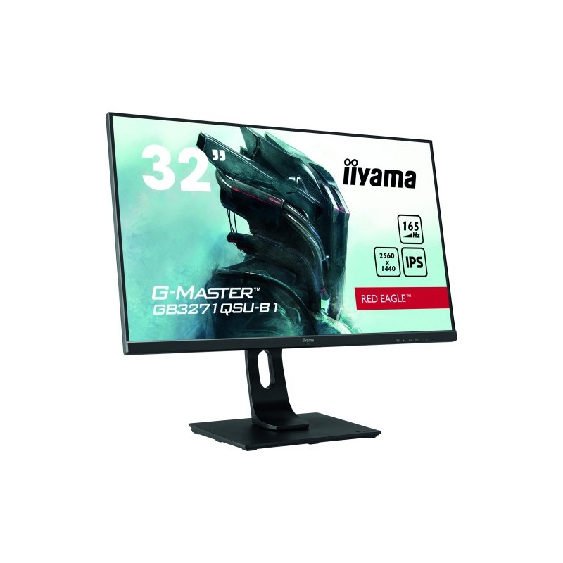 iiyama monitor iiyama 32 gaming g-master, gb3271qsu-b1,qhd, 2560 x 1440, 1ms, 165hz, alt, incl, reg