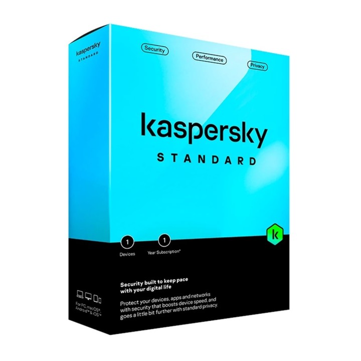 kaspersky antivirus kaspersky standard 1 dispositivo 1 ano en caja