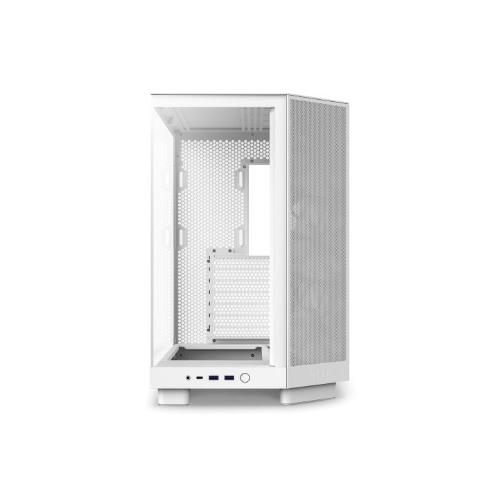 nzxt nzxt h6 air flow midi tower blanco