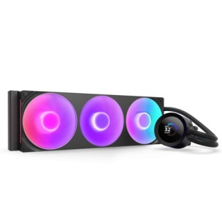 nzxt nzxt kraken plus 360 rgb procesador sistema de refrigeracion liquida todo en uno negro 1 pieza(