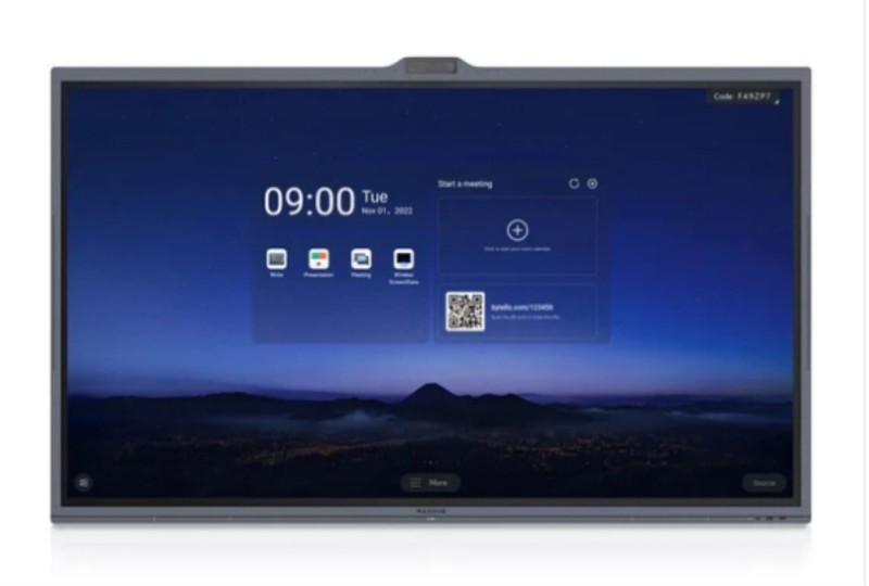 monitor interactivo maxhub viewpro 65 ir 48+8mp dual cam micro 210 speaker