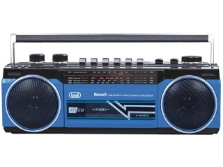radio grabadora trevi usb sd bluetooth cassette rr 501 bt azul