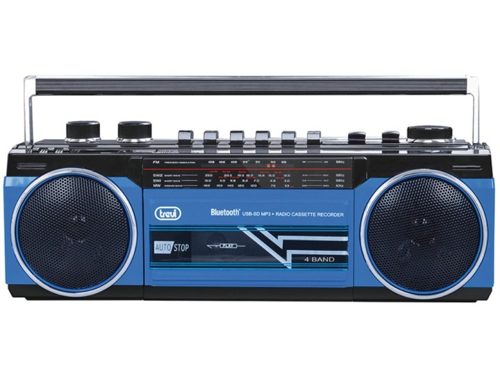 radio grabadora trevi usb sd bluetooth cassette rr 501 bt azul