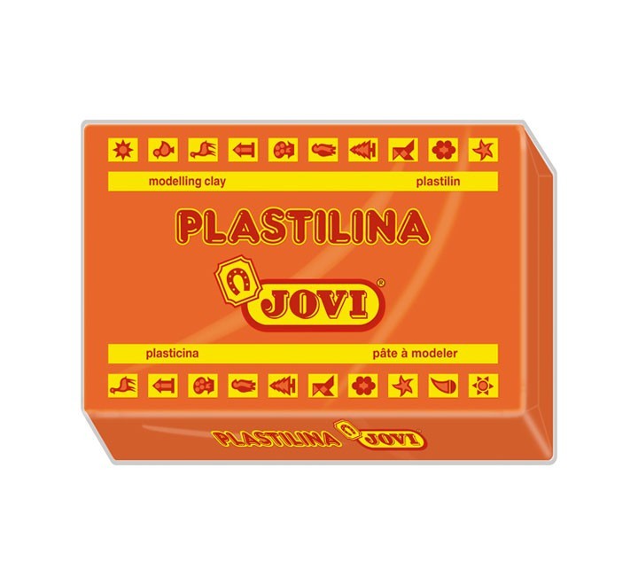 pastilla plastilina jovi 350g naranja 7204