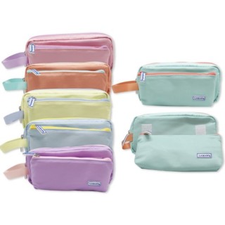 lagart portatodo tacto suave pastel doble c/asa colores surtidos lagart 329272