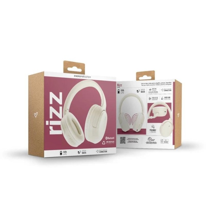energy sistem auriculares cream rizz headphones