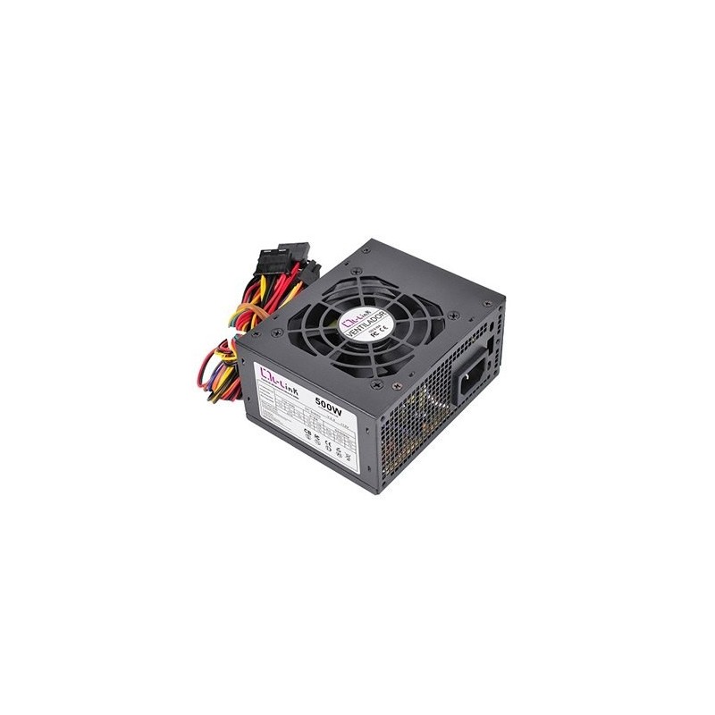 fuente de alimentacion sfx  micro atx l-link 500w ll-ps-micro con interruptor y cable