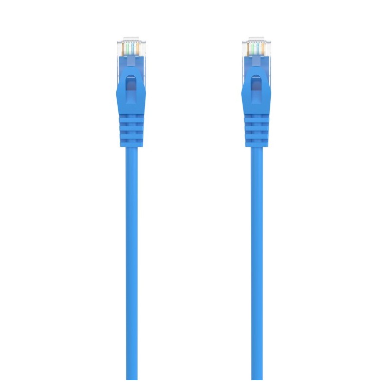 cable red aisens latiguillo rj45 lszh cat.6a utp awg24 1.0m azul