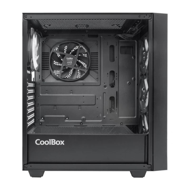 coolbox caja gaming atx ga300 gridline black