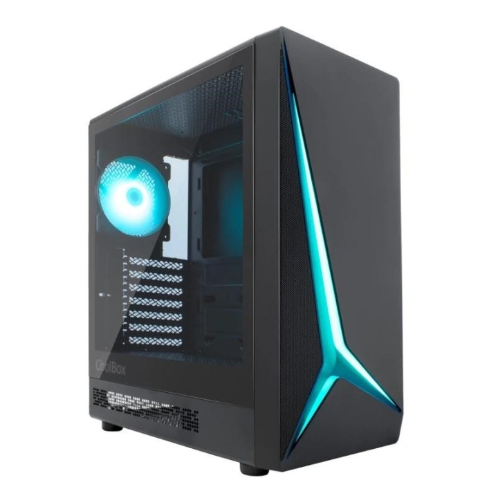 coolbox caja gaming atx ga450 starlight black
