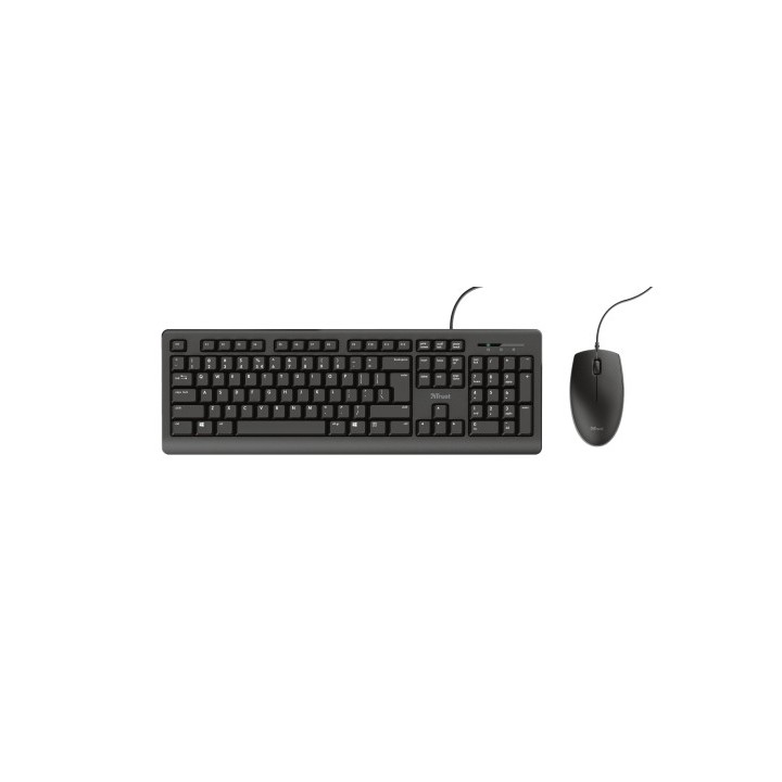 trust trust primo teclado usb qwerty espanol negro