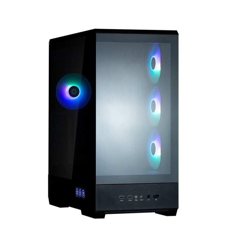 caja zalman p50 ds atx 4 xvent 120mm argb 2xusb 3.0 negro s/n fuente