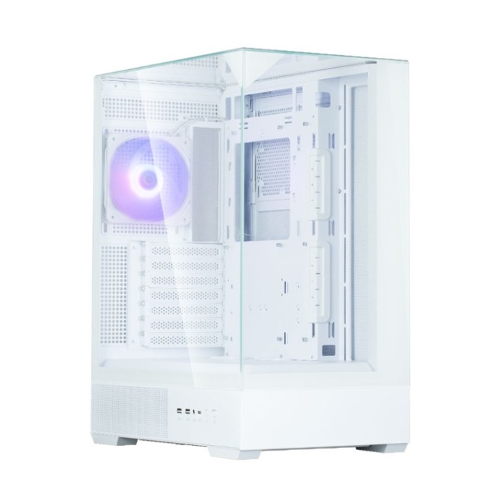 caja zalman p40 prism atx 3 xvent 120mm argb 2xusb 3.0 blanco s/n fuente