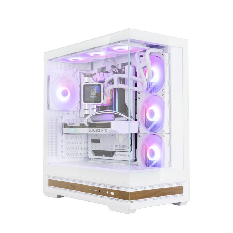 caja zalman p40 namu atx 4 xvent 120mm argb 2xusb 3.0 blanco s/n fuente