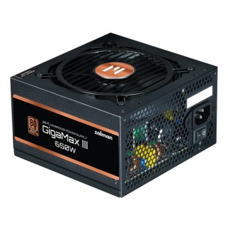 fuente de alimentacion zalman gigamaxiii 650w 80 + bronze atx negro