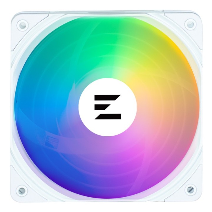 ventilador zalman zm-af120 argb 1x vent 120mm blanco