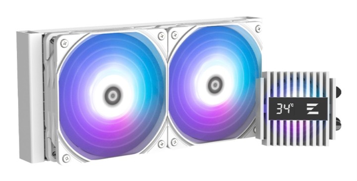 refrigeracion liquida cpu zalman alpha2 a24 argb 240mm blanco