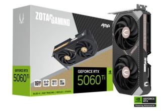 zotac vga zotac rtx 5060 ti 16gb amp,nv,rtx5060ti,16gb,gddr7,128bit,1hdmi+3dp,2 ventiladores (zt-b50