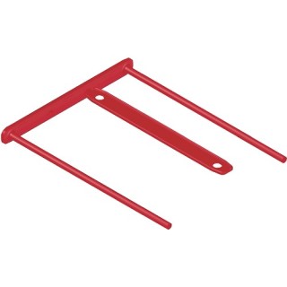 bankers box pack 100 fastener metal flexible d-clip rojo bankers box 1189301
