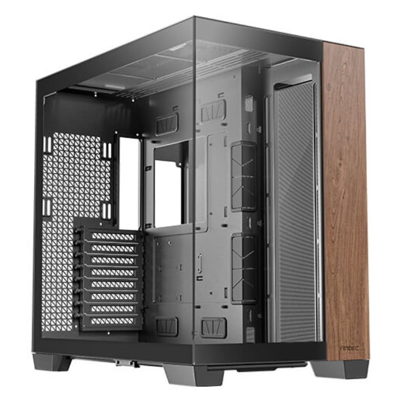 caja gaming antec fishtank c8 wood e-atx 2xusb3.0 ,1xtype c 10gbps s/f