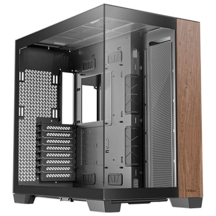 caja gaming antec fishtank c8 wood e-atx 2xusb3.0 ,1xtype c 10gbps s/f