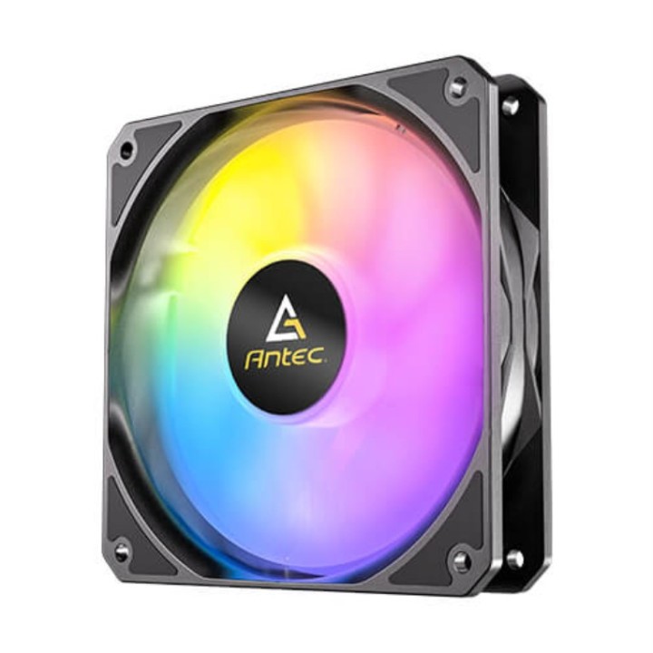 ventilador cpu antec p12r argb 3x vent reverse 120mm rgb negro