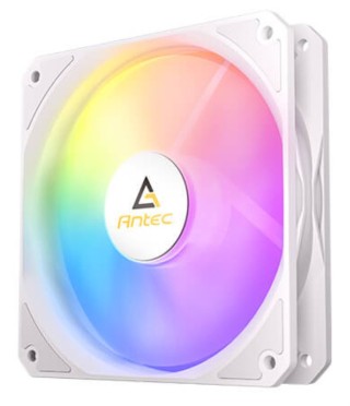 ventilador cpu antec p12r argb 3x vent reverse 120mm rgb blanco