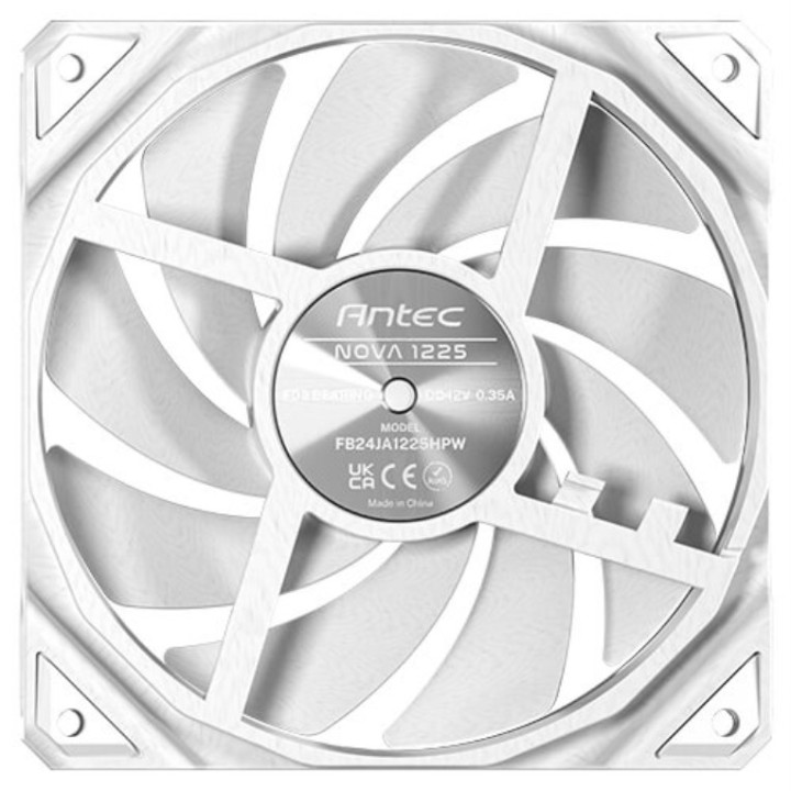 ventilador cpu antec nova 1x vent 120mm blanco